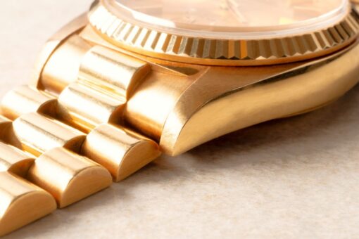 18038 Day-Date (wonderful unpolished condition / golden sunray dial) – Bild 7