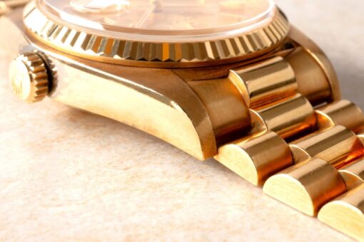 18038 Day-Date (wonderful unpolished condition / golden sunray dial) – Bild 8