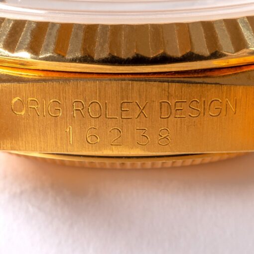 16238 Datejust (wonderful golden linen dial / 1991 with top case) – Bild 10