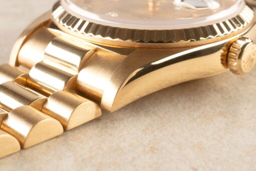18238 Day-Date (unpolished / box papers / golden diamond sunray dial) – Bild 11