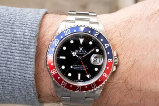 16710 GMT-Master II (F serial / unpolished / box papers / pepsi) – Bild 3