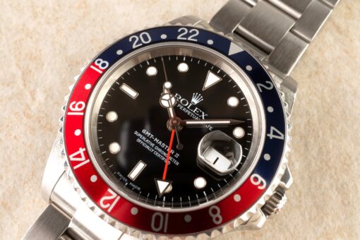 16710 GMT-Master II (F serial / unpolished / box papers / pepsi) – Bild 4