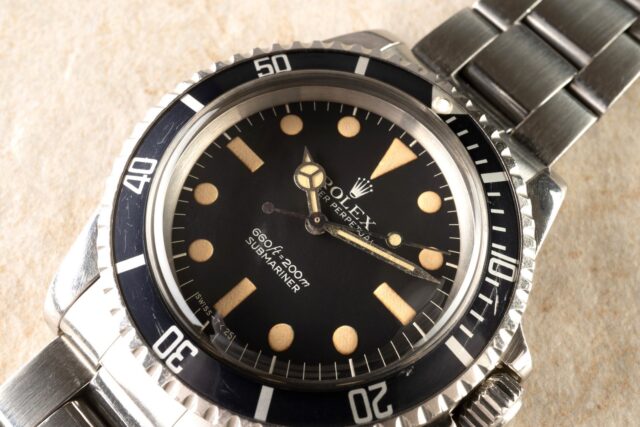 5513 Submariner No Date ( MAXI MK1 / top patina / unpolished case / THE KING MAXI) – Bild 4