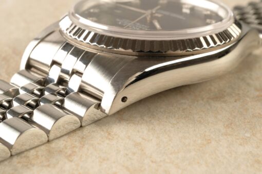 16234 Datejust (unpolished / very rare black diamond stardust dial) – Bild 8