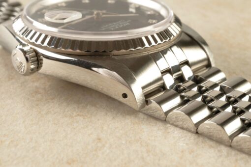 16234 Datejust (unpolished / very rare black diamond stardust dial) – Bild 9