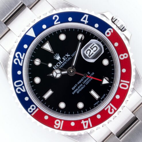 16710 GMT-Master II (NEW / full stickers / fat font Pepsi Inlay / full set)