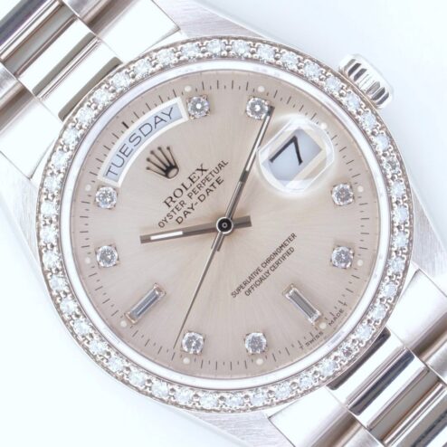 18046 Day-Date (Platinum and diamond heaven / 1988 / top president bracelet)