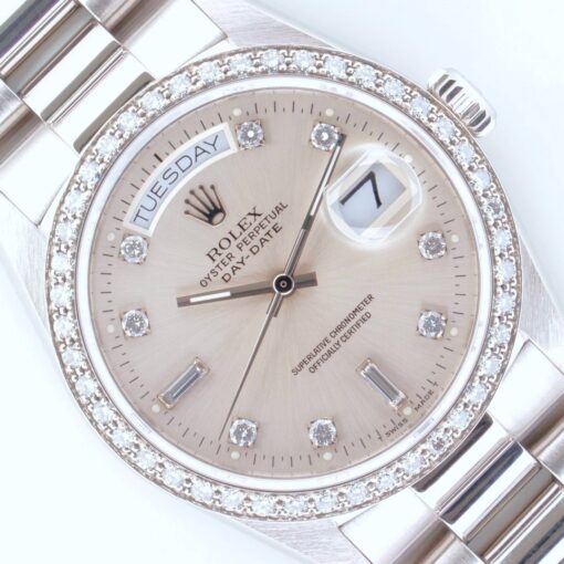 18046 Day-Date (Platinum and diamond heaven / 1988 / top president bracelet)
