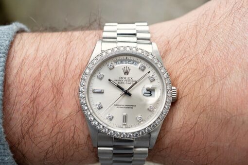 18046 Day-Date (Platinum and diamond heaven / 1988 / top president bracelet) – Bild 2