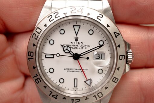 16570 Explorer II (SWISS only white dial / unpolished / box papers / from New Zealand) – Bild 2