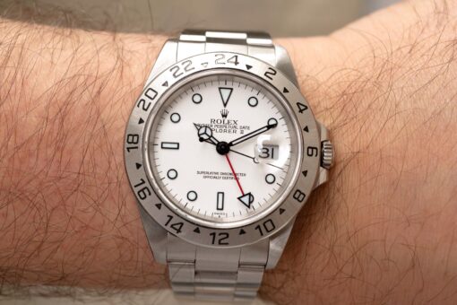 16570 Explorer II (SWISS only white dial / unpolished / box papers / from New Zealand) – Bild 3