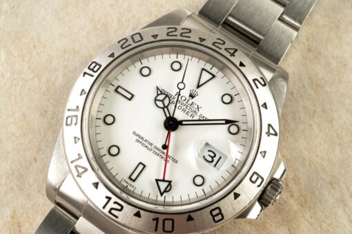 16570 Explorer II (SWISS only white dial / unpolished / box papers / from New Zealand) – Bild 6