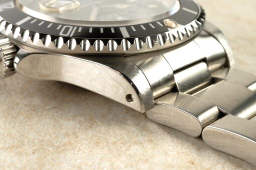 16610 Submariner Date (unpolished / super patina / caseback sticker / box & papers – Bild 11