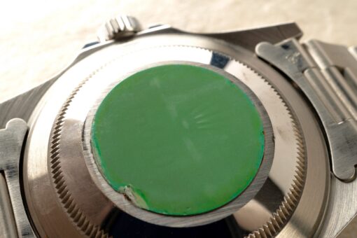 16610 Submariner Date (unpolished / super patina / caseback sticker / box & papers – Bild 4