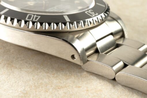 16610 Submariner Date (unpolished / super patina / caseback sticker / box & papers – Bild 9