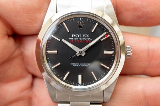 1019 Milgauss (black dial / from 1980 / perfect combination of rarity and beauty) – Bild 2
