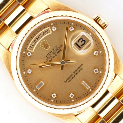 18238 Day-Date (unpolished / LC 100 box papers / full bracelet)