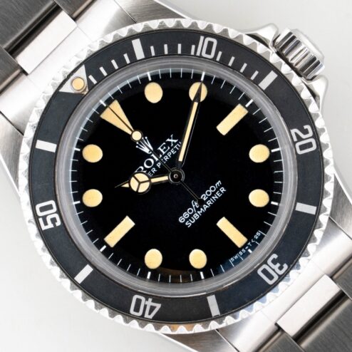 5513 Submariner No Date (MAXI MK1 dial with super patina / MK3 inlay / t19 superdomed)