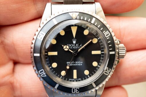 5513 Submariner No Date (MAXI MK1 dial with super patina / MK3 inlay / t19 superdomed) – Bild 2