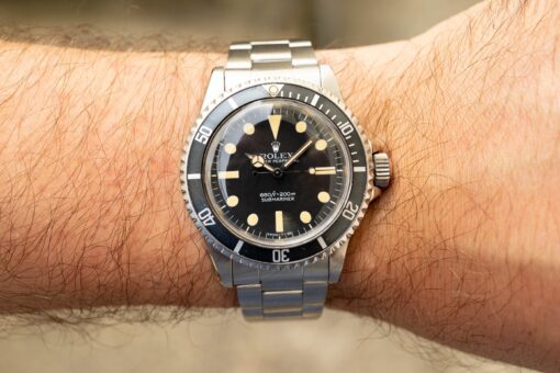 5513 Submariner No Date (MAXI MK1 dial with super patina / MK3 inlay / t19 superdomed) – Bild 3
