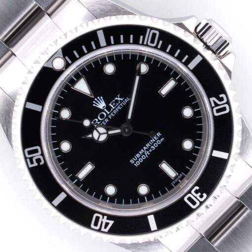 14060 Submariner No Date (SWISS only dial / unpolished / caseback sticker / box and papers)