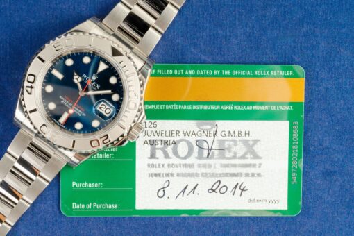 116622 Yachtmaster (new with full stickers / from Austria / full set / blue dial) – Bild 2