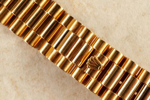 18238 Day-Date (unpolished / LC100 full set / golden sunray dial) – Bild 14