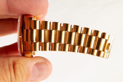 18238 Day-Date (unpolished / LC100 full set / golden sunray dial) – Bild 9