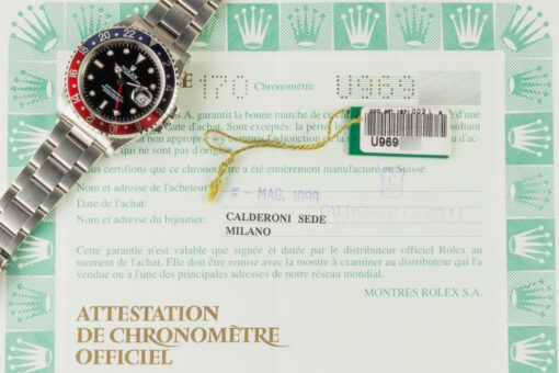16710 GMT-Master II (SWISS only dial / full set / pepsi inlay) – Bild 4