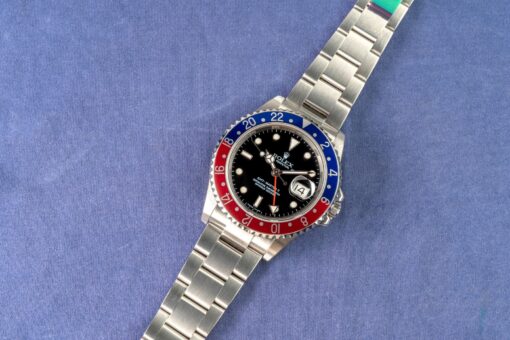 16710 GMT-Master II (new with full stickers / rectangular dial / super full set) – Bild 3