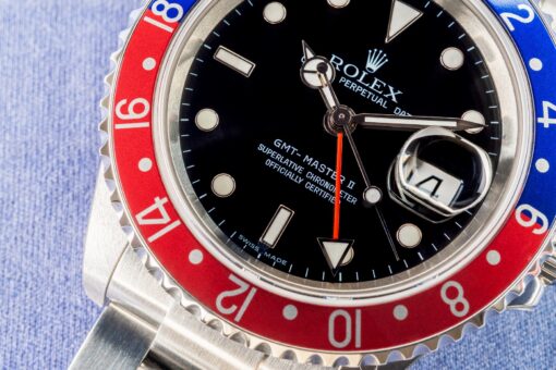 16710 GMT-Master II (new with full stickers / rectangular dial / super full set) – Bild 4