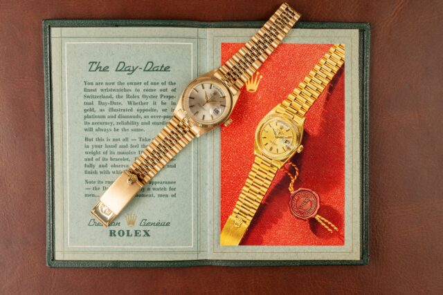 1803 Day-Date (very early from 1960 / double dash swiss dial / insane collectors set) – Bild 8