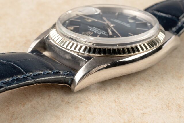 1803 Day-Date (white gold / wonderful blue sunray dial) – Bild 5