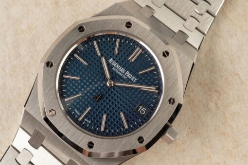 15202ST Royal Oak (blue dial / full set / detailed documents) – Bild 7