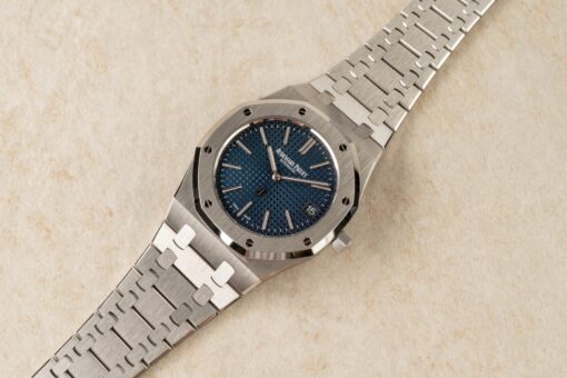 15202ST Royal Oak (blue dial / full set / detailed documents) – Bild 8