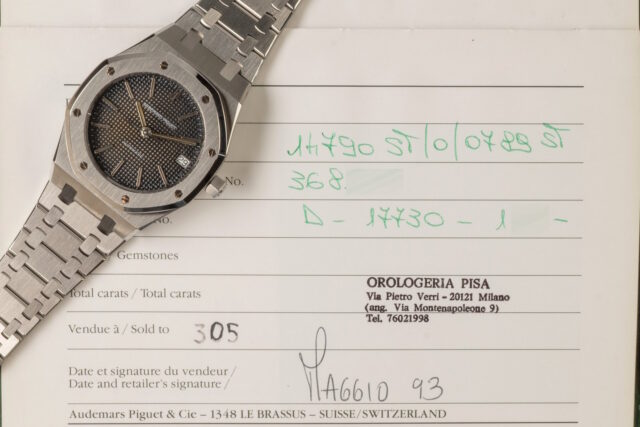 14790ST Royal Oak (full set from 1993 / MK2 long index tropical dial) - Image 4