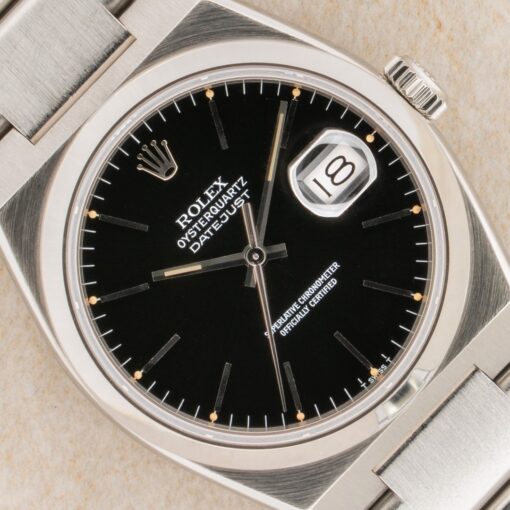 17000 Oysterquartz (tritium black dial / papers from UK / nice case)