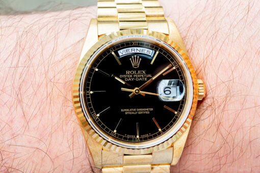 18238 Day-Date (Spanish Black / insane nice watch / perfect full set) - Image 2