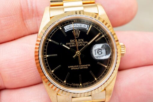 18238 Day-Date (Spanish Black / insane nice watch / perfect full set) - Image 3