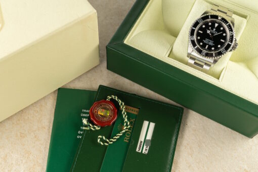 14060M Submariner Date (RANDOM / unpolished / LC100 box papers) – Bild 3