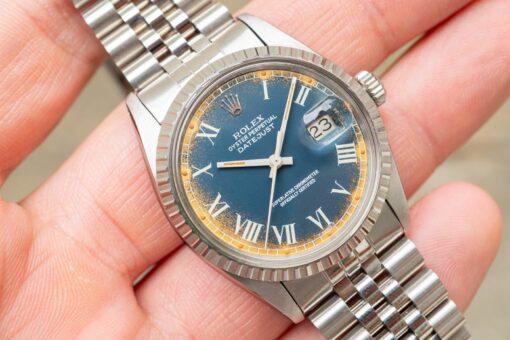 16030 Datejust (insane blue buckley tropical / perfect unpolished condition / full set) - Image 4
