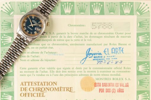 16030 Datejust (insane blue buckley tropical / perfect unpolished condition / full set) - Image 8