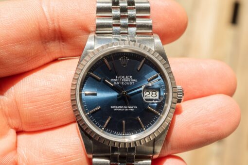 16220 Datejust (MAGIC BLUE / unpolished / LC100 full set) – Bild 2