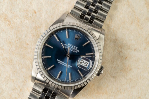 16220 Datejust (MAGIC BLUE / unpolished / LC100 full set) – Bild 4