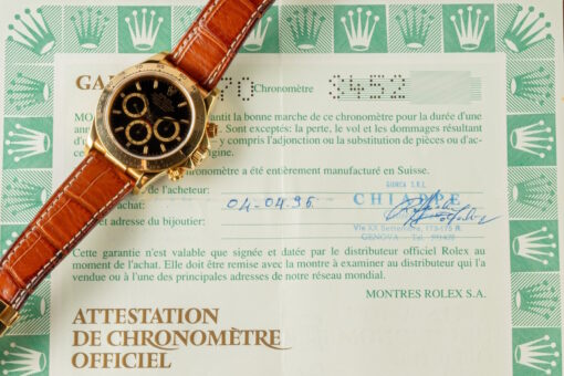 16518 Daytona (from 1994 / black dial / box papers from Italy) – Bild 2