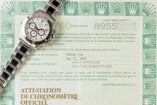 16520 Daytona (A series / white dial / top full set from Canada) – Bild 4