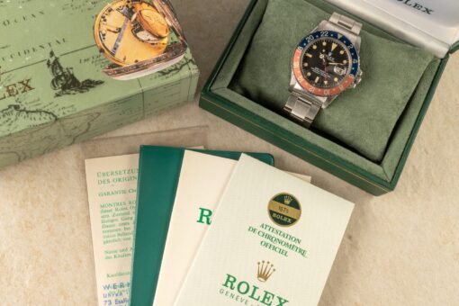 1675 GMT-Master (MK2 dial with perfect patina / LC 100 full set / wonderful reback pepsi) – Bild 5
