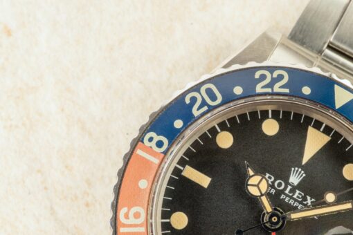 1675 GMT-Master (MK2 dial with perfect patina / LC 100 full set / wonderful reback pepsi) – Bild 8