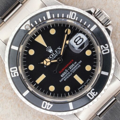 1680 Submariner Date (MK6 dial / wonderful patina / 9315 folded bracelet)