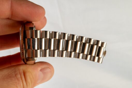 18039 Day-Date (insane cool watch / thick case / salmon dial / full set from Kuwait) – Bild 11